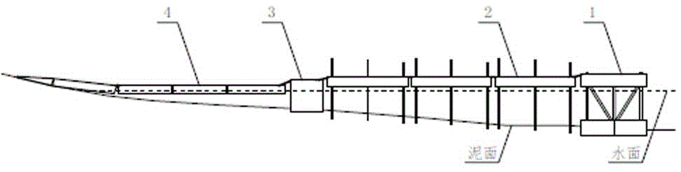 一种可快速构筑高海况生存的沉箱码头长栈桥系统的制作方法
