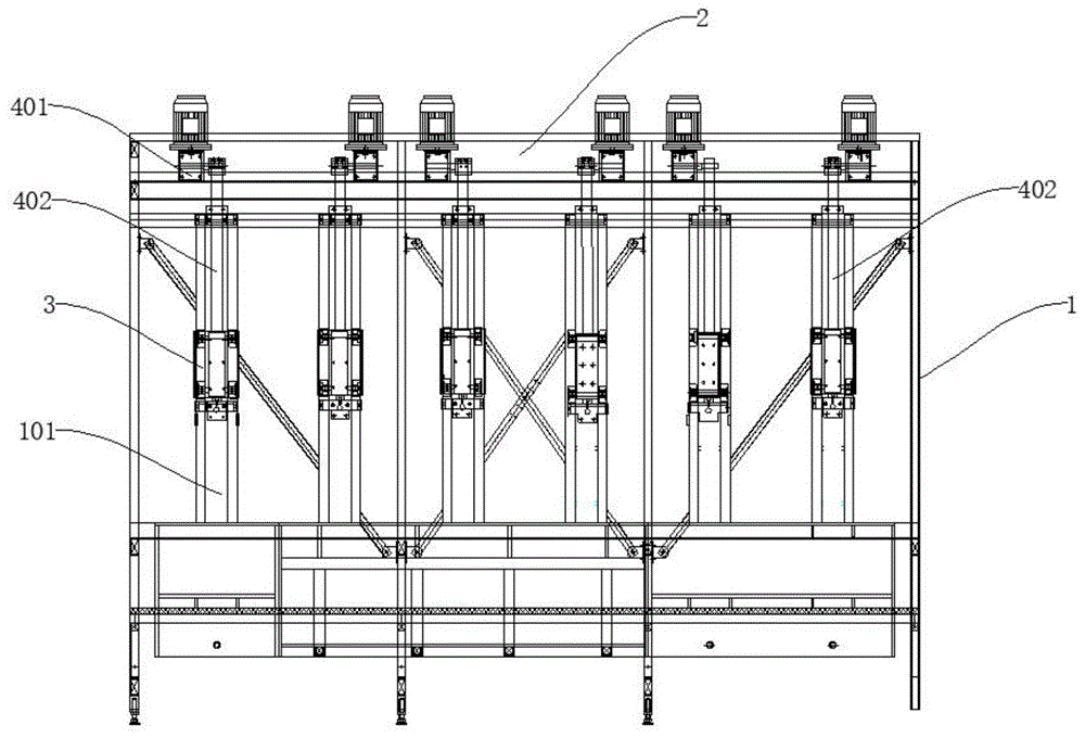 一种全自动垂直升降式电镀生产线的制作方法