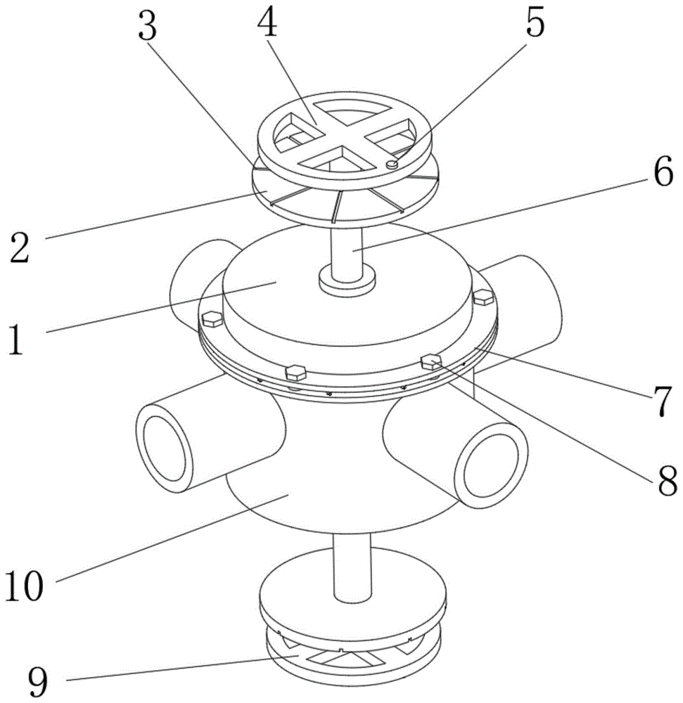 一种具有抗震功能的分体式阀门的制作方法