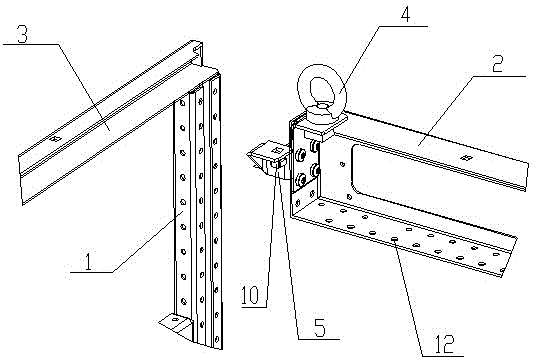 一种开关柜柜体起吊环安装结构的制作方法