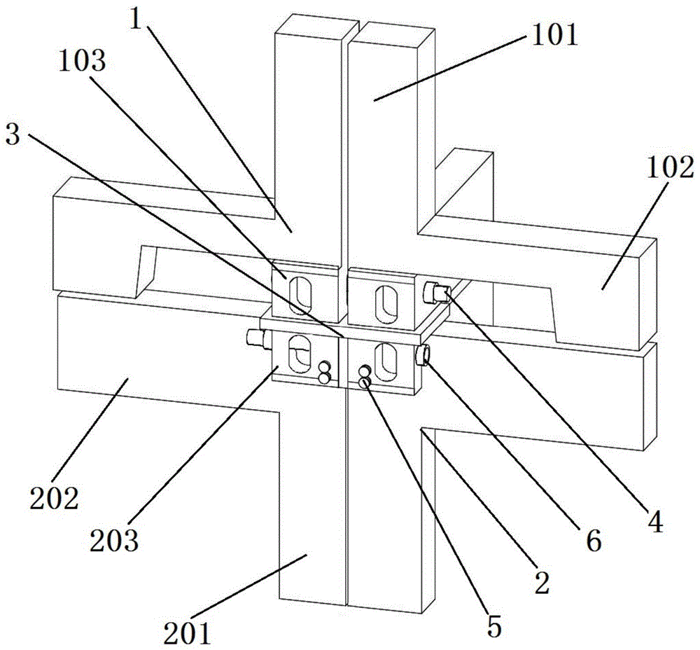 一种模块化集装箱建筑连接节点的制作方法