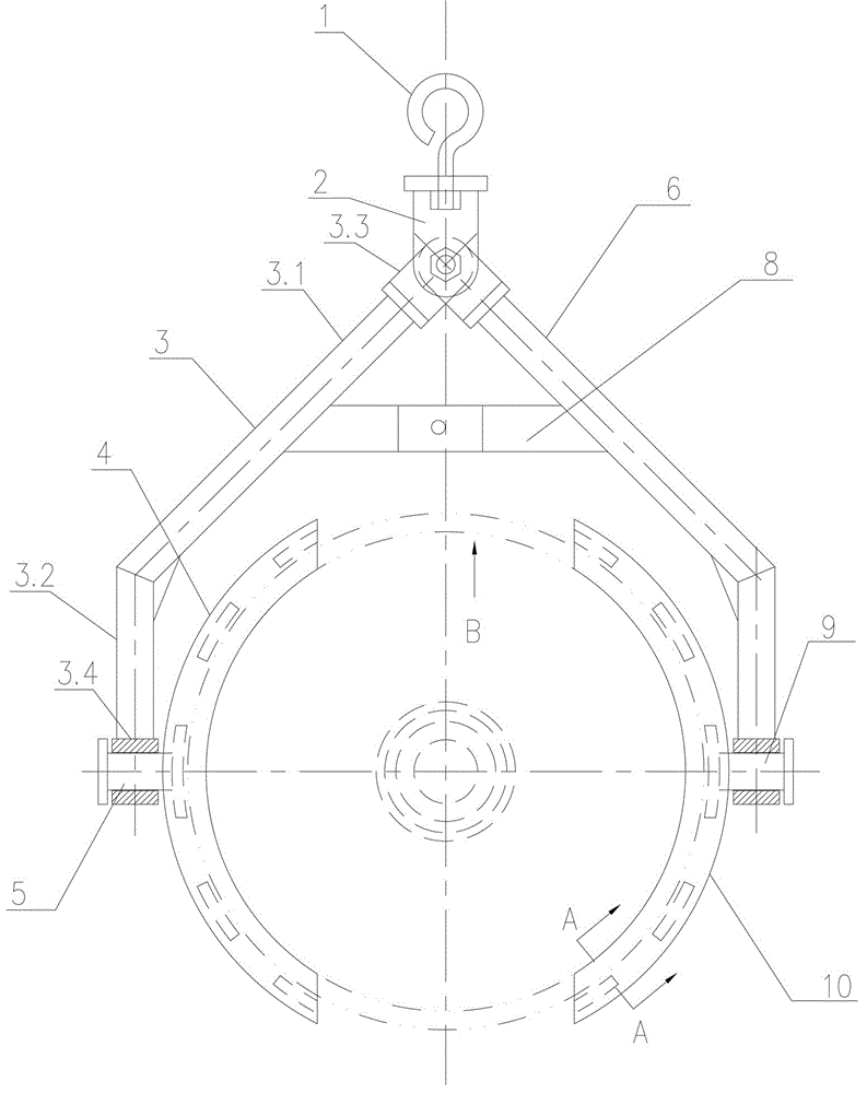 引导轮吊具的制作方法