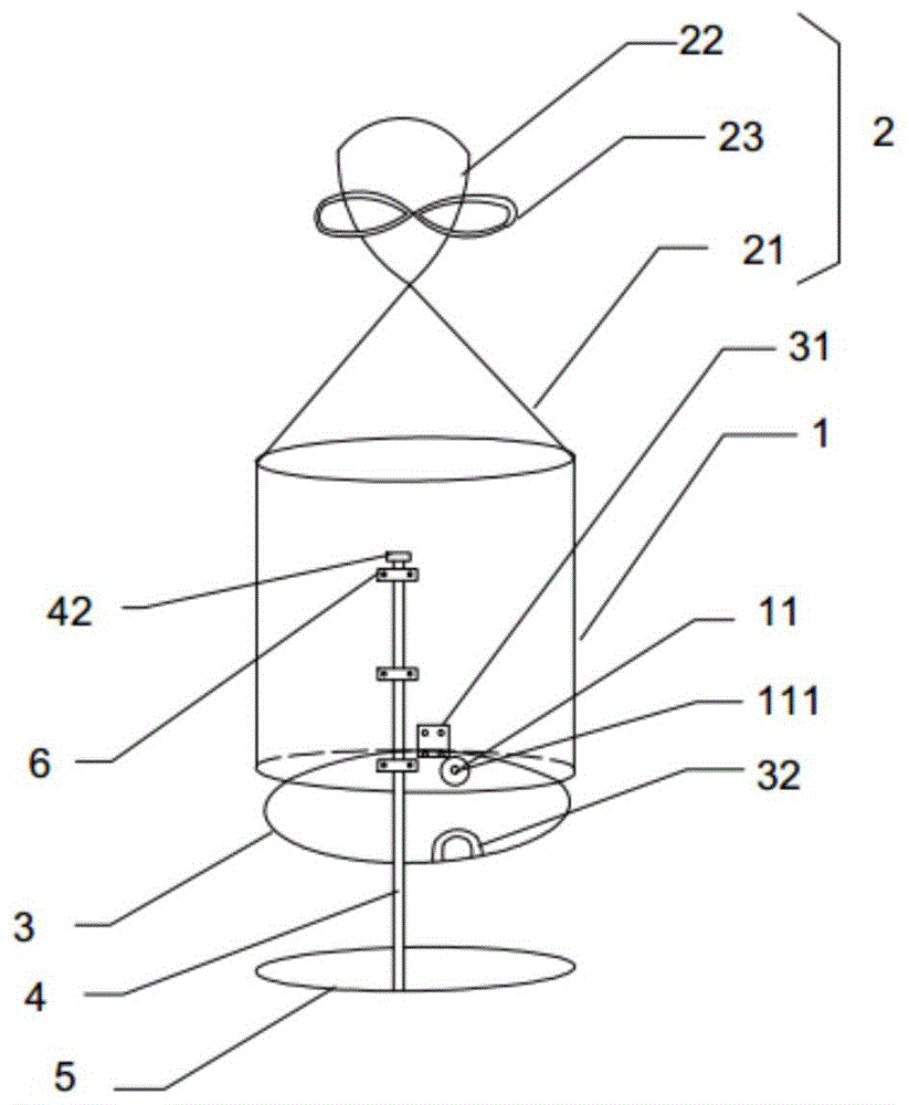 一种便携式钓鱼打窝器的制作方法