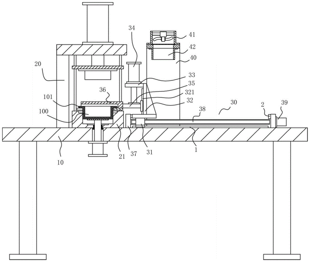 一种横向移动式模具产品抓取机构的制作方法