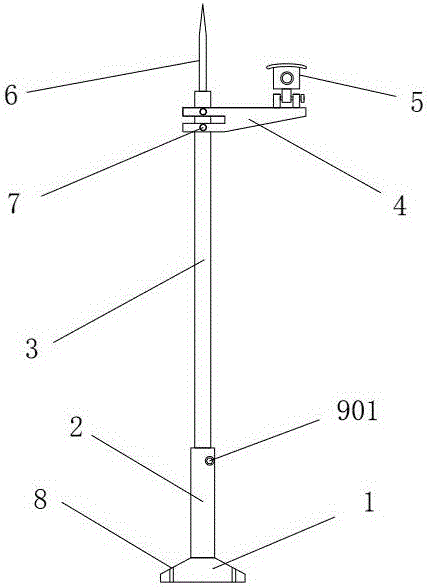 一种监控支架的制作方法