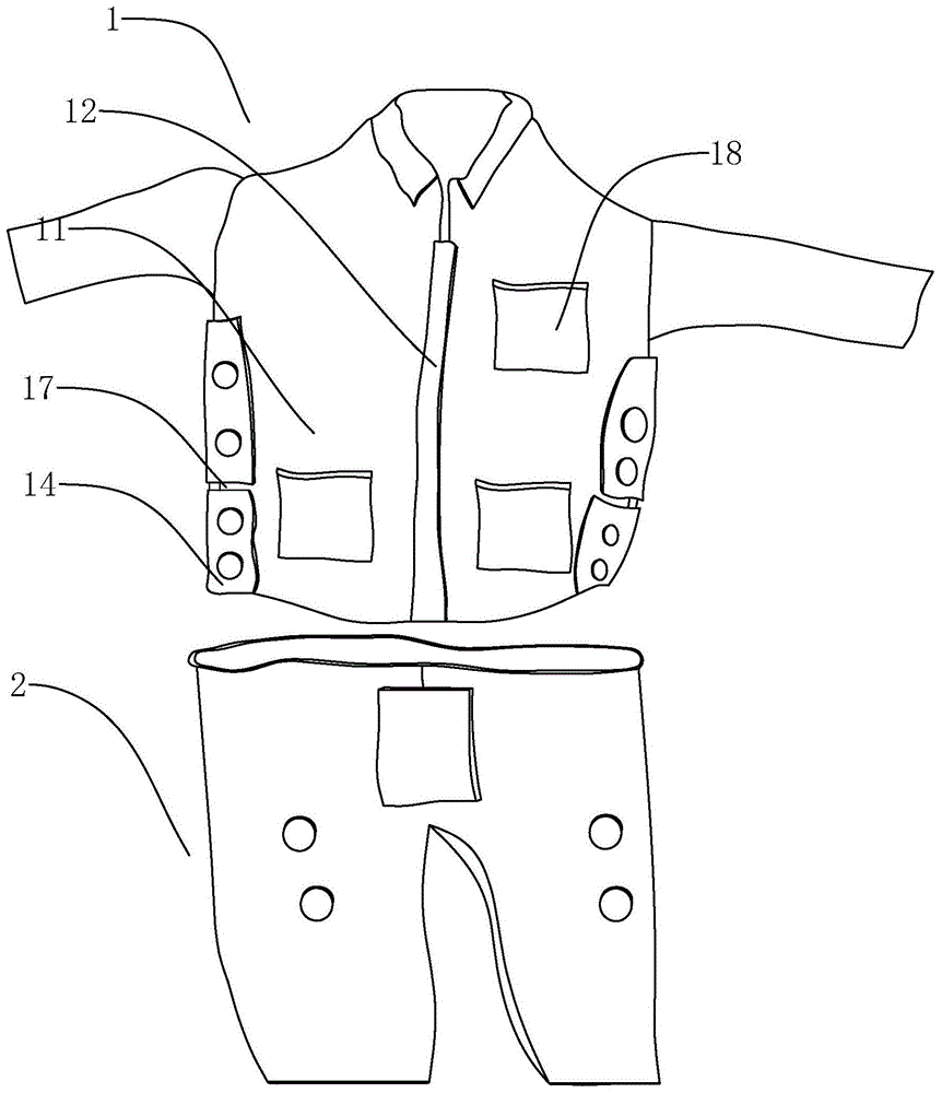 一种手术病人服的制作方法