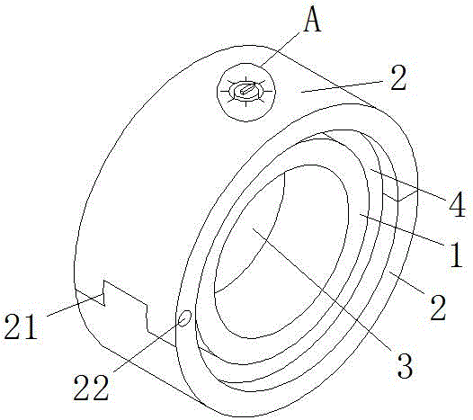 一种冷凝器管道密封法兰的制作方法