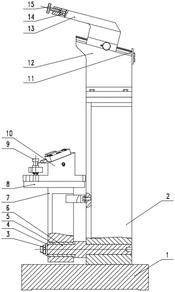 一种压气机工作叶片叶尖尺寸的测量装置及方法与流程