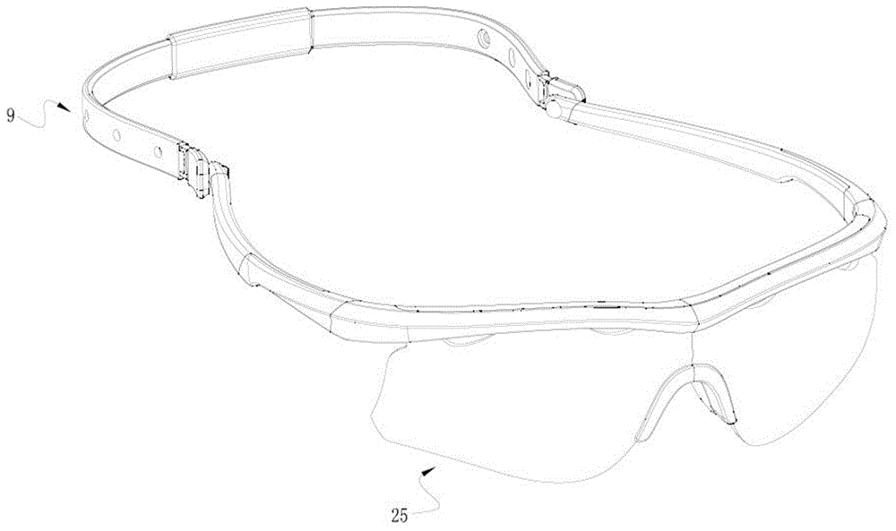 一种运动眼镜的制作方法
