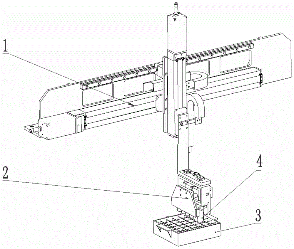 一种浮动自反馈的轴承滚子自动装盒夹持装置的制作方法