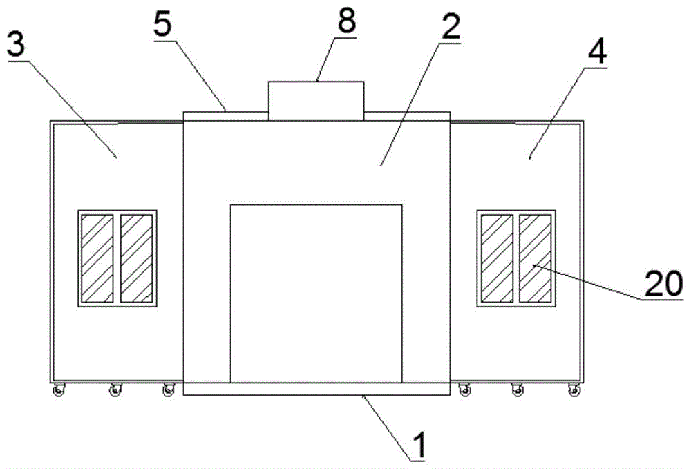 一种滑动扩容高防震的建筑的制作方法