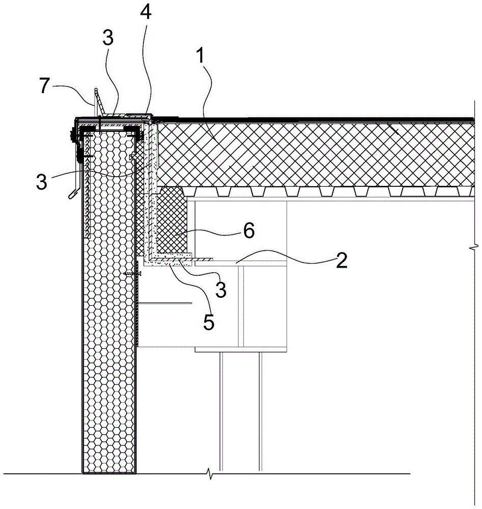 外保温冷库防雷引下线结构的制作方法