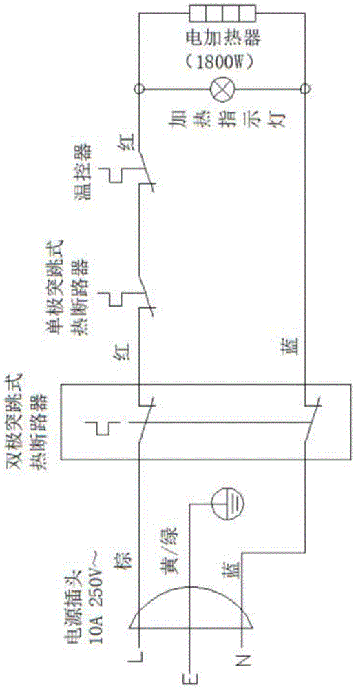 一种电热水器过热保护装置的制作方法