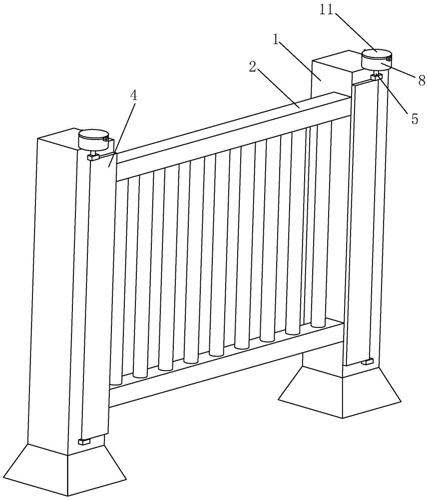 一种施工用防护栏的制作方法
