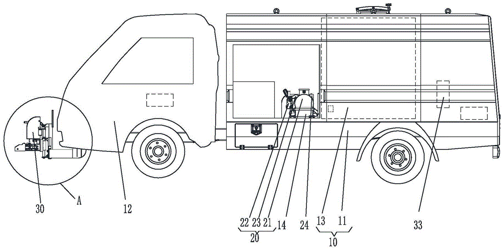 具有安全装置的路面养护车的制作方法