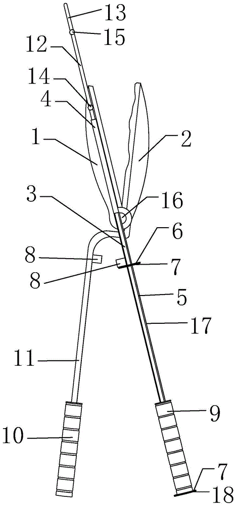 一种园林修剪刀的制作方法