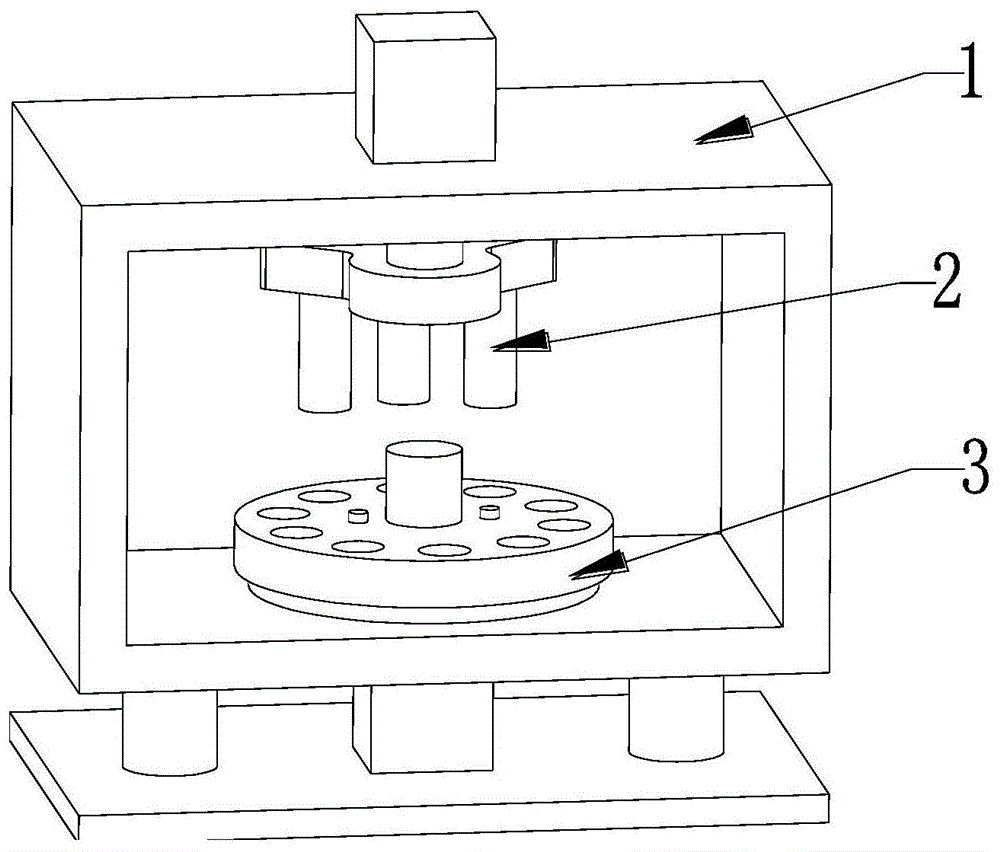一种化工压力容器连接件冲孔后二次加工处理机械的制作方法