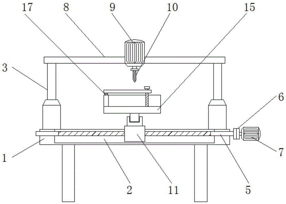 一种PCBA空板加工用定位打孔装置的制作方法