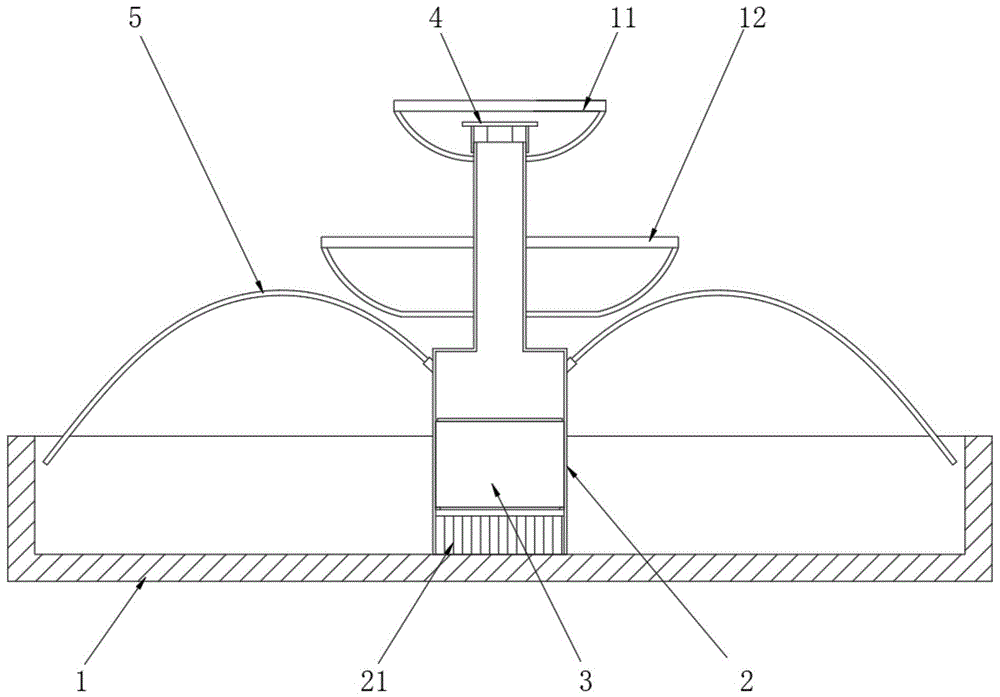 一种建筑模型用仿真喷泉装置的制作方法