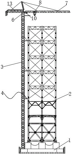 一种可整体行走式的塔机附墙系统的制作方法