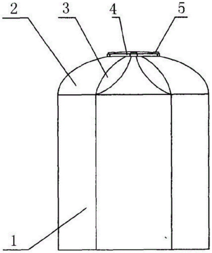 一种蒙古包形包装盒用三角卡扣的制作方法