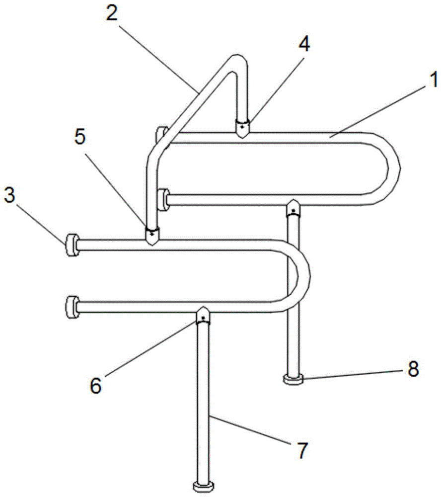 一种无障碍扶手的制作方法