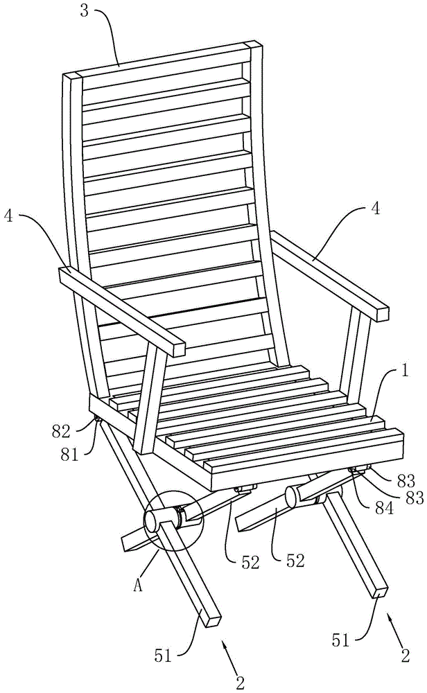 室内软装用的折叠椅的制作方法