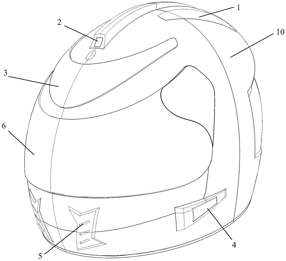 一种快递员派送头盔的制作方法