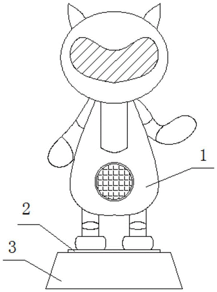 一种人工智能教育机器人的平衡组件的制作方法