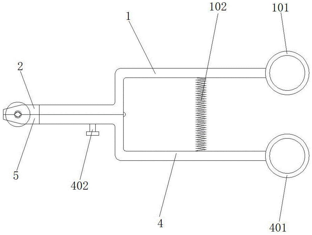 烧伤科整形用持针器的制作方法