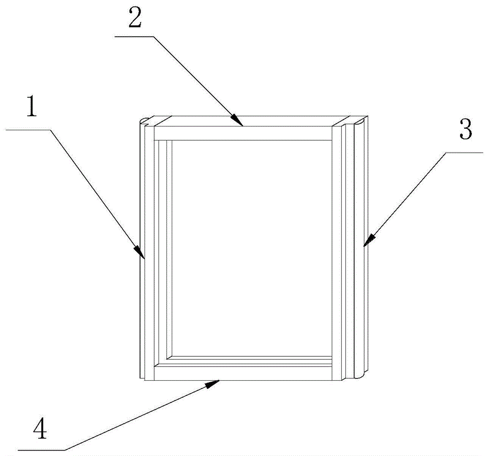 一种门框用铝型材的制作方法