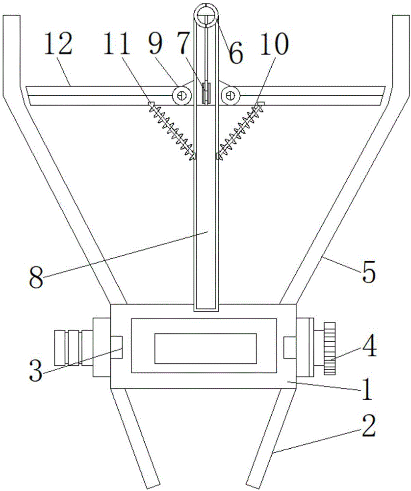 一种用于小型搅拌机的定量式入料斗装置的制作方法