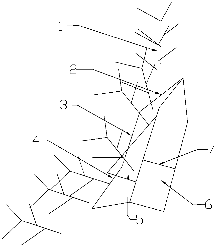 一种贴地表收割蔬菜的割刀的制作方法