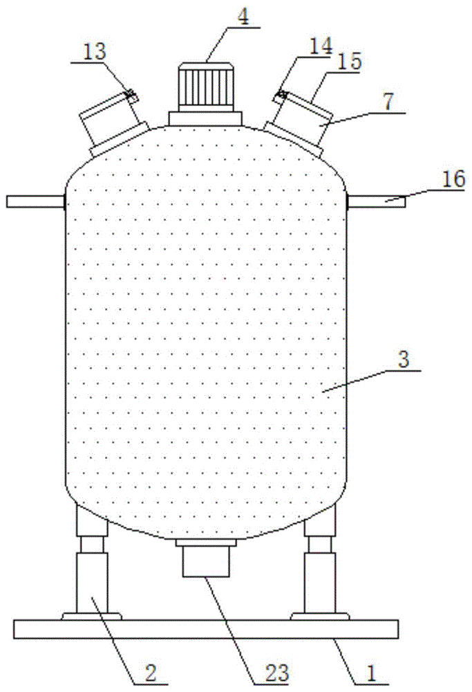一种搪玻璃反应罐真空装料装置的制作方法