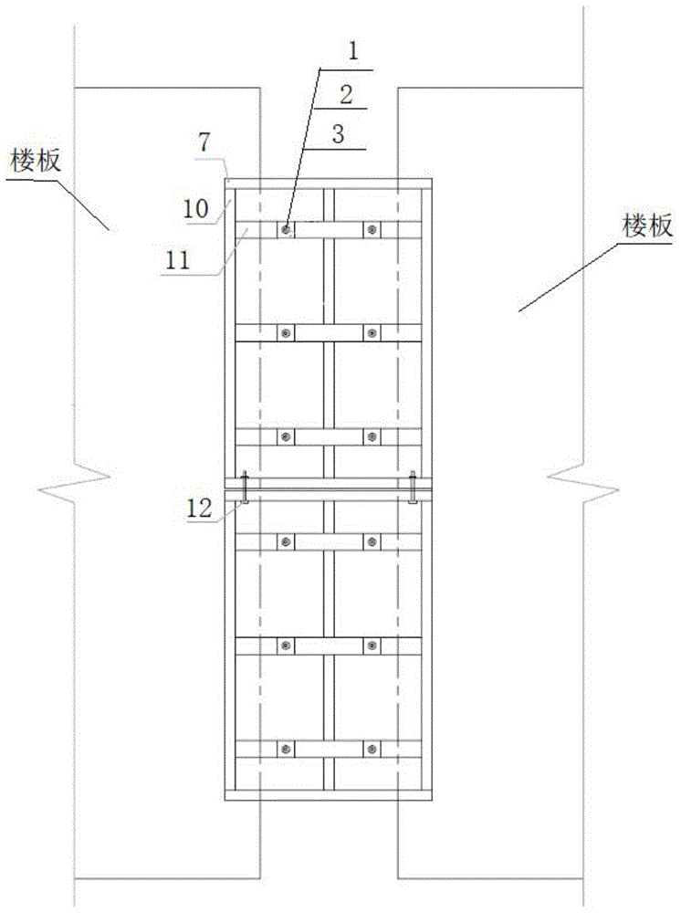 一种后浇带无支撑模板施工装置的制作方法