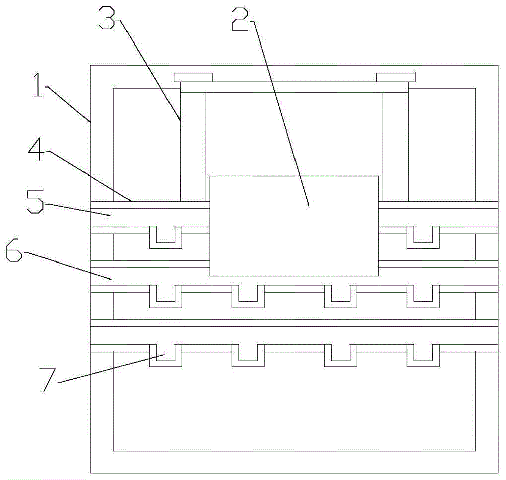 一种液晶屏前维护支架的制作方法