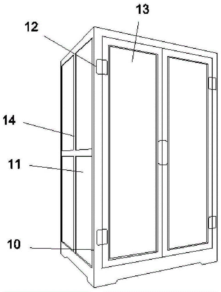 钢与实木结合的榫卯连接柜的制作方法