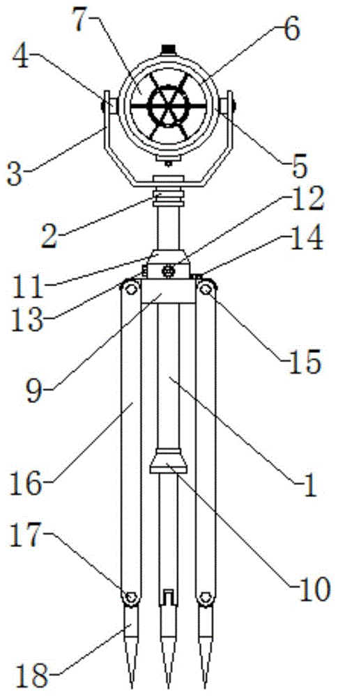 一种可横向使用的测量棱镜装置的制作方法