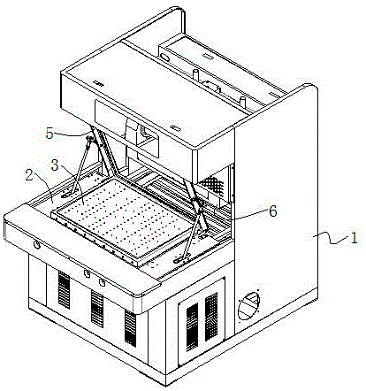 一种真空吸塑的鞋面热压成型设备的制作方法