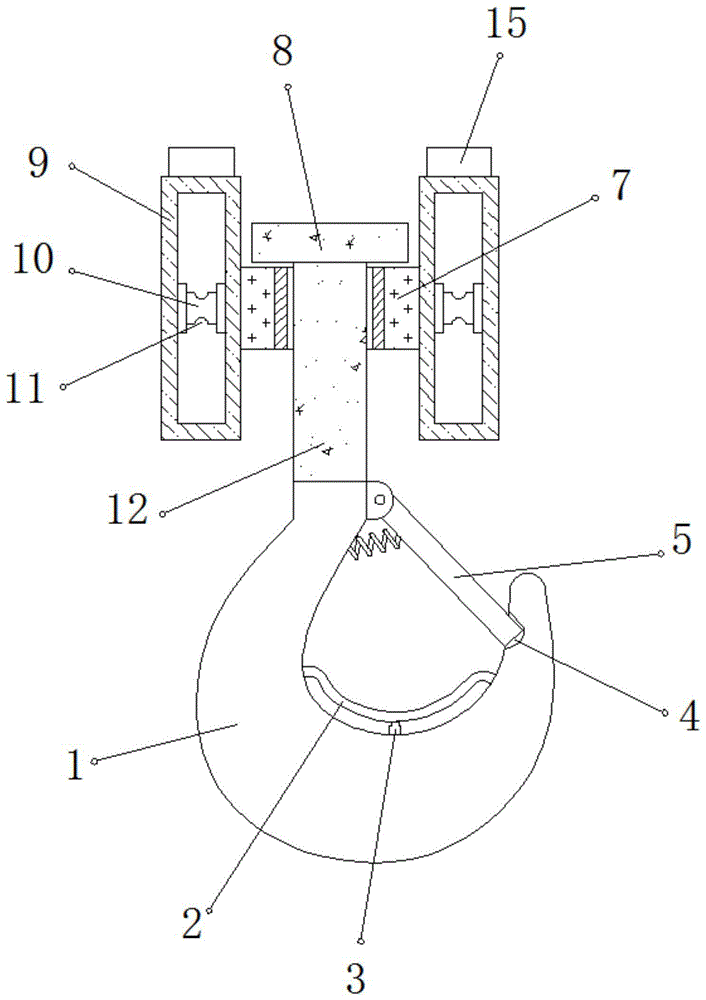 一种带有起重量限制器的起重机主钩装置的制作方法