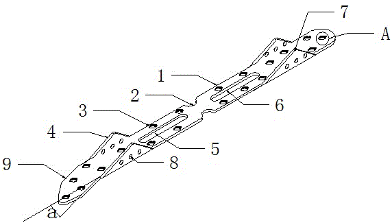 肱骨亚髁骨折内固定钢板的制作方法