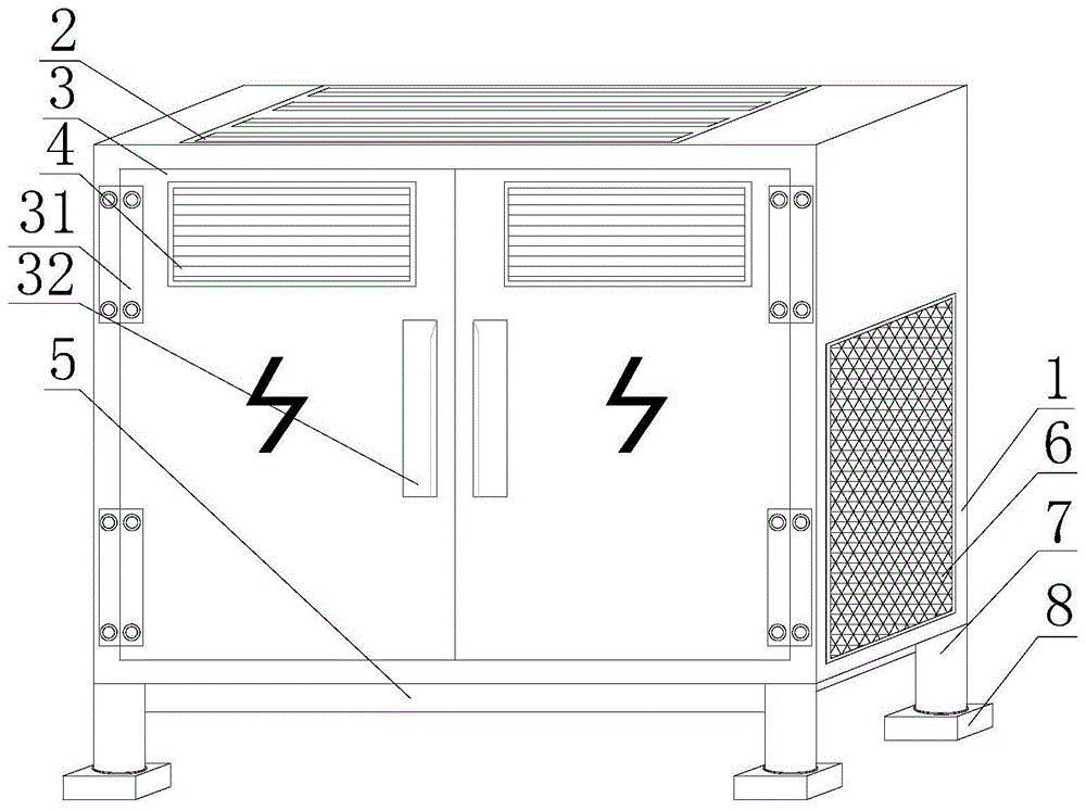 一种输配电用的防尘型环网柜的制作方法