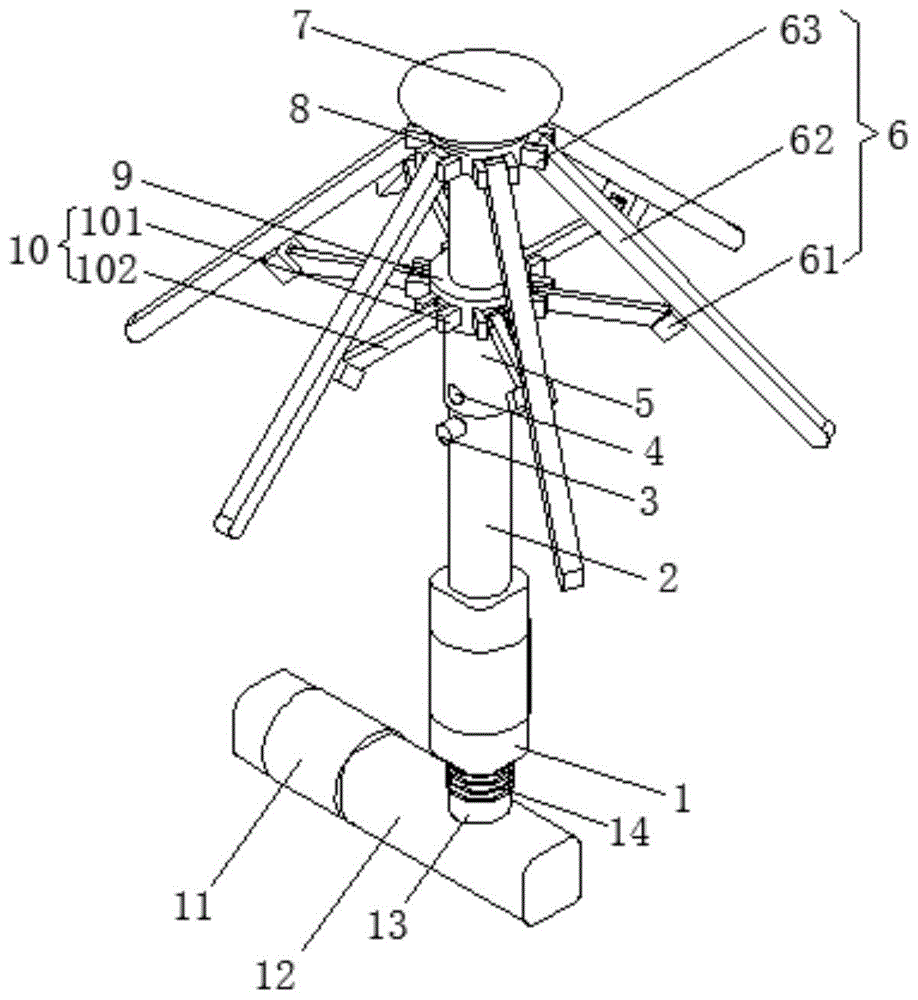 一种新型碳纤维结构雨伞骨架的制作方法