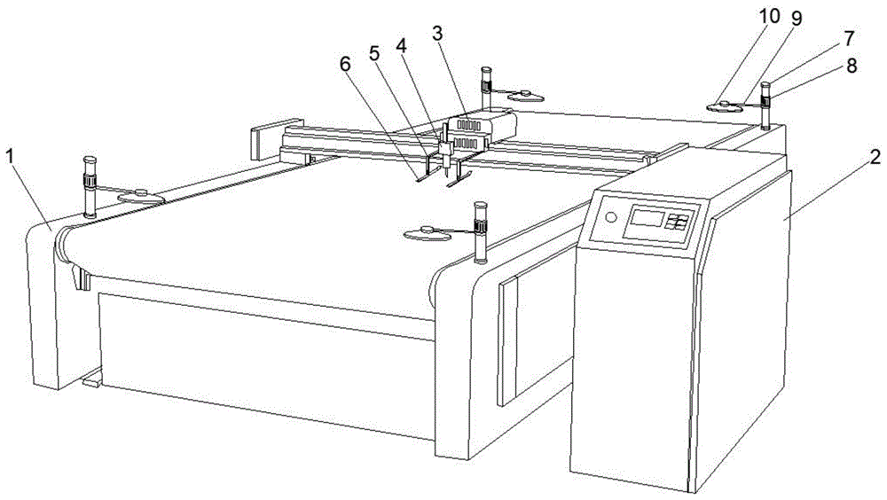 一种压力均匀的床垫裁剪机的制作方法