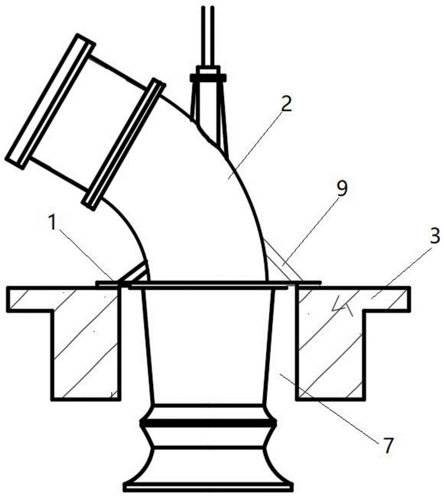 一种排水轴流水泵的安装结构的制作方法