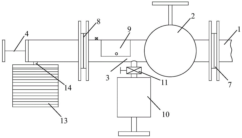 一种煤气管道用挂片器的制作方法