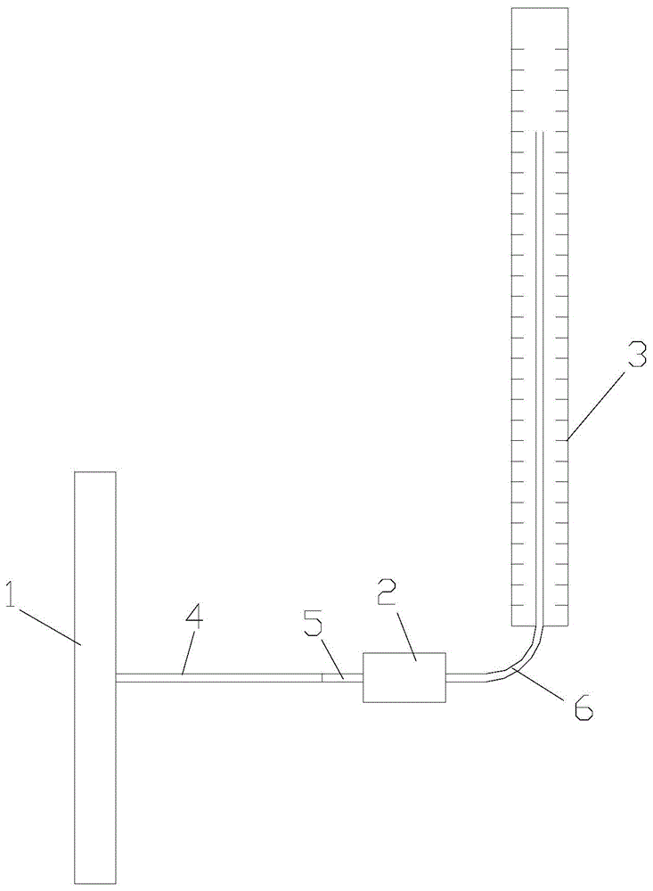一种简易鼓风炉料柱液位计的制作方法