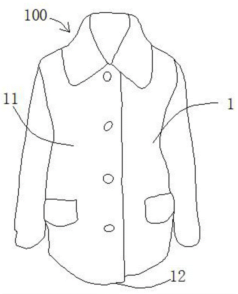 一种复合卷毛料上衣的边缘连接结构的制作方法