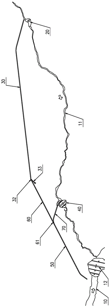 高山峡谷地区水电站沟水处理用排水洞结构的制作方法