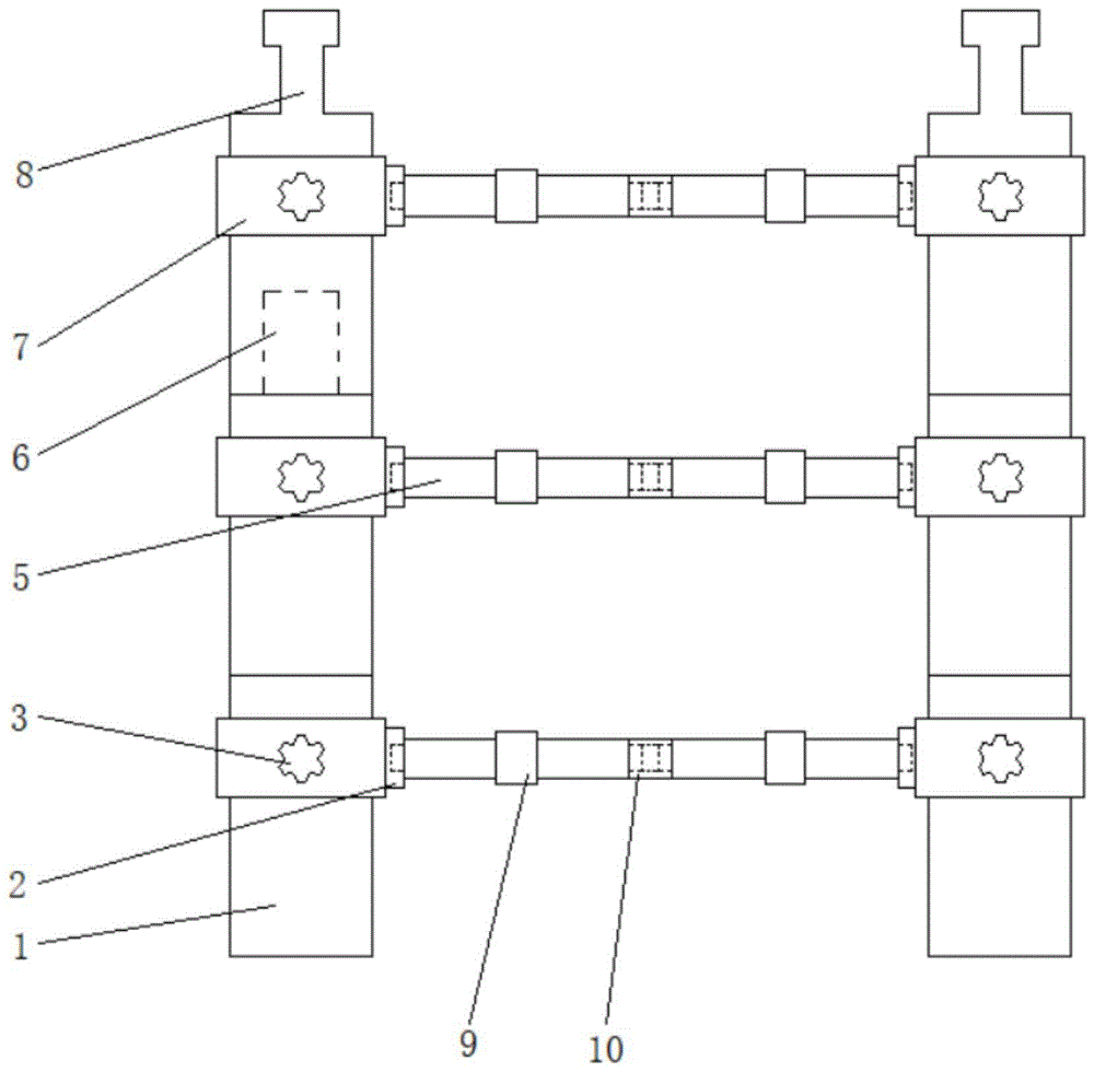 一种组合式养蚕架子的制作方法